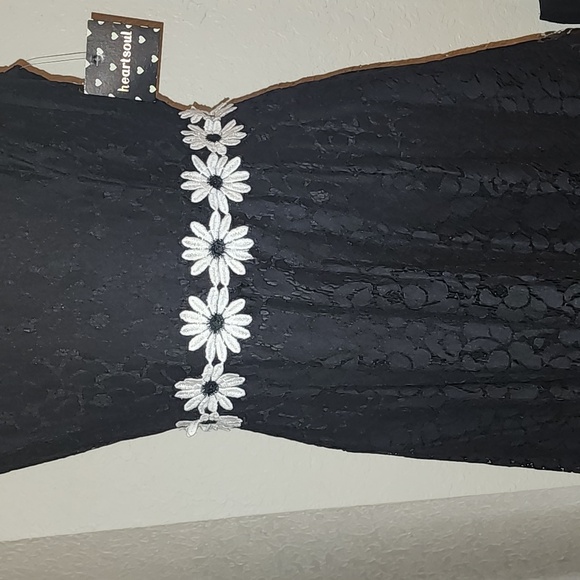 Heart Soul Lace Black Mini Dress - Picture 3 of 4